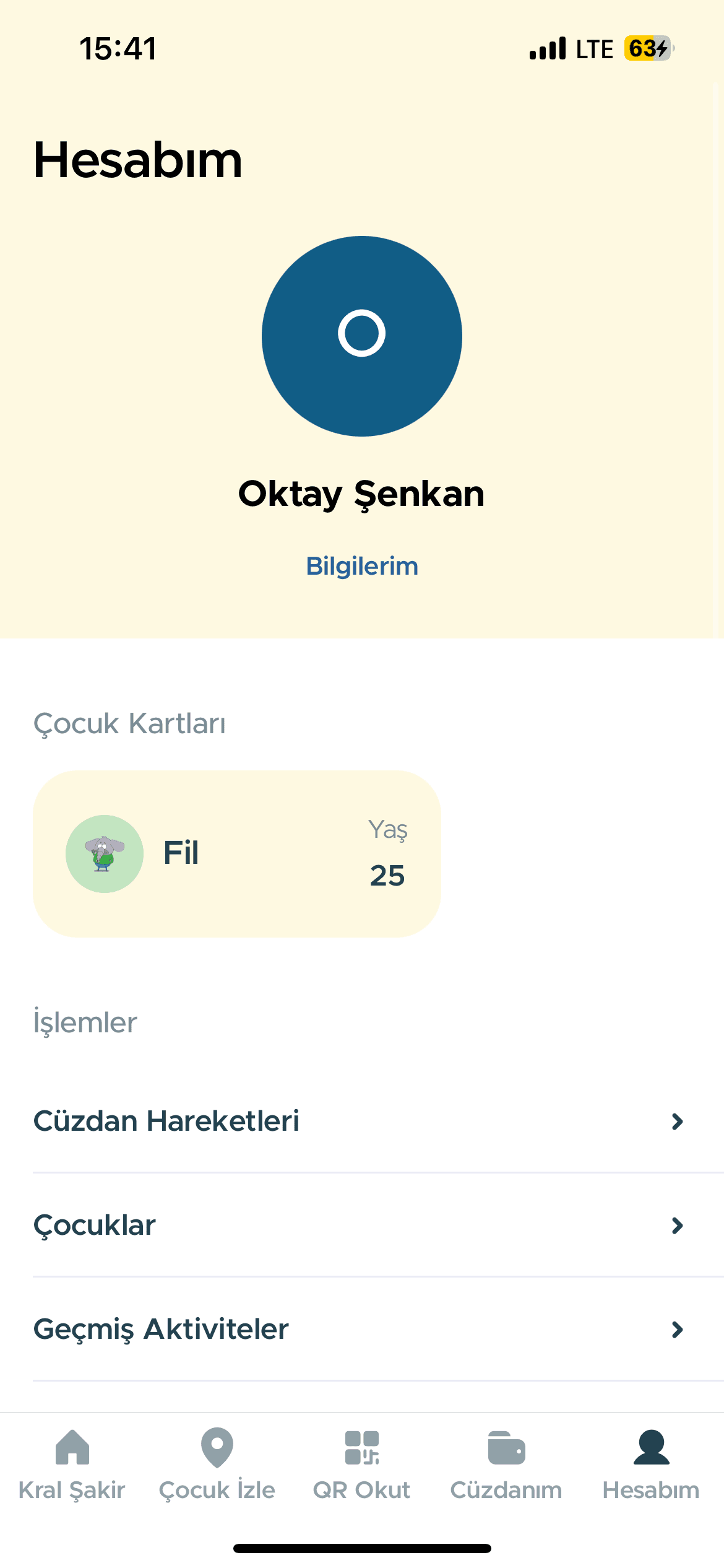 Account screenshot