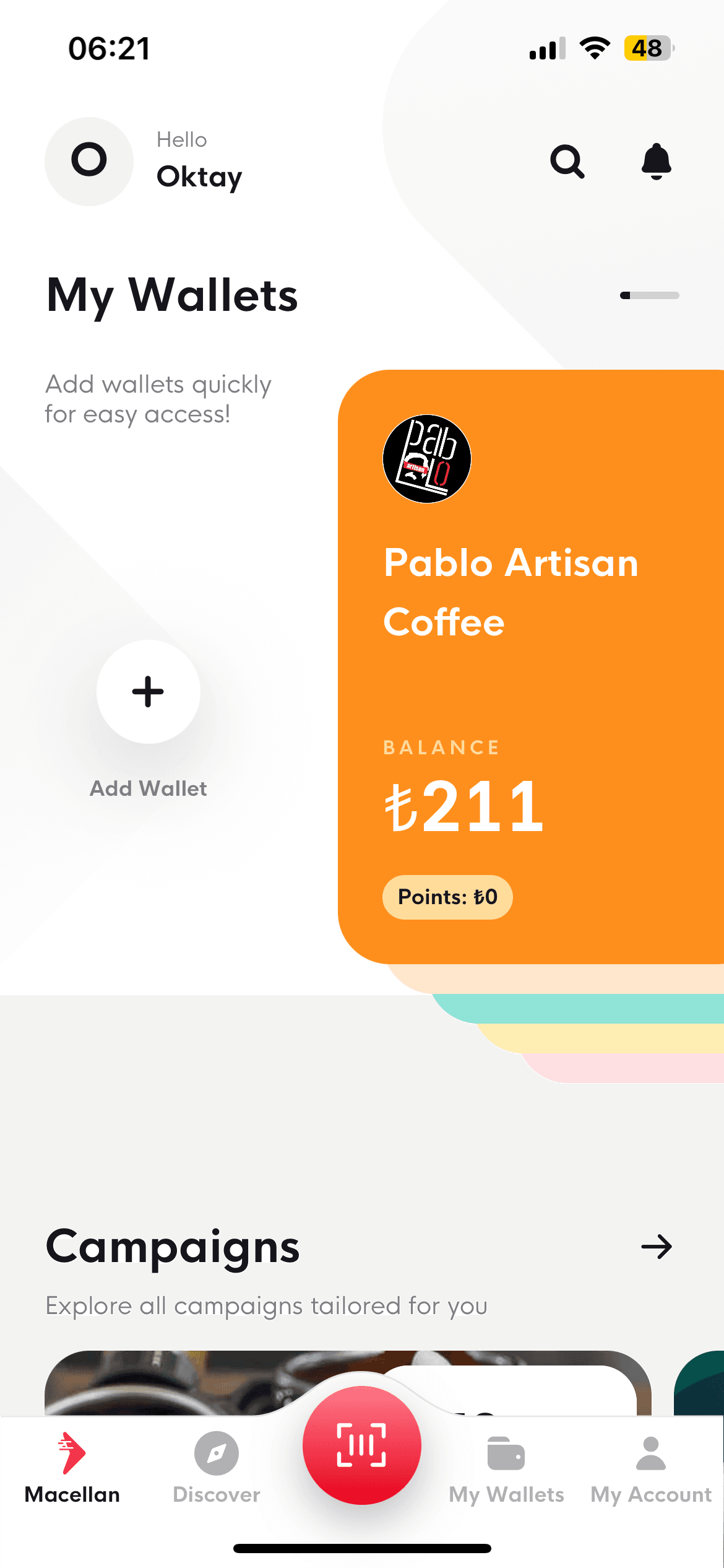 Dashboard screenshot